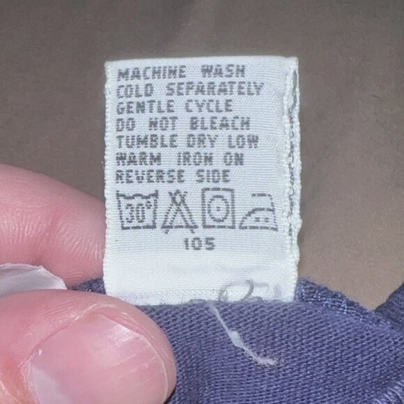 Michigan J Frog WB 1995 Blue Pocket Embroidered T Shirt Acme Clothing Size Large - Picture 7 of 8